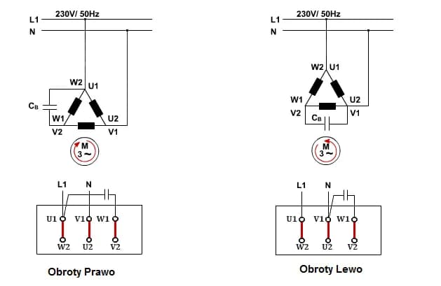 Jak przerobić silnik trójfazowy na jednofazowy bez utraty mocy? Jak przerobić silnik trójfazowy na jednofazowy bez utraty mocy?